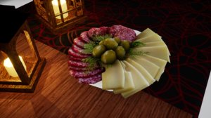 norvedem cheese meat 3D