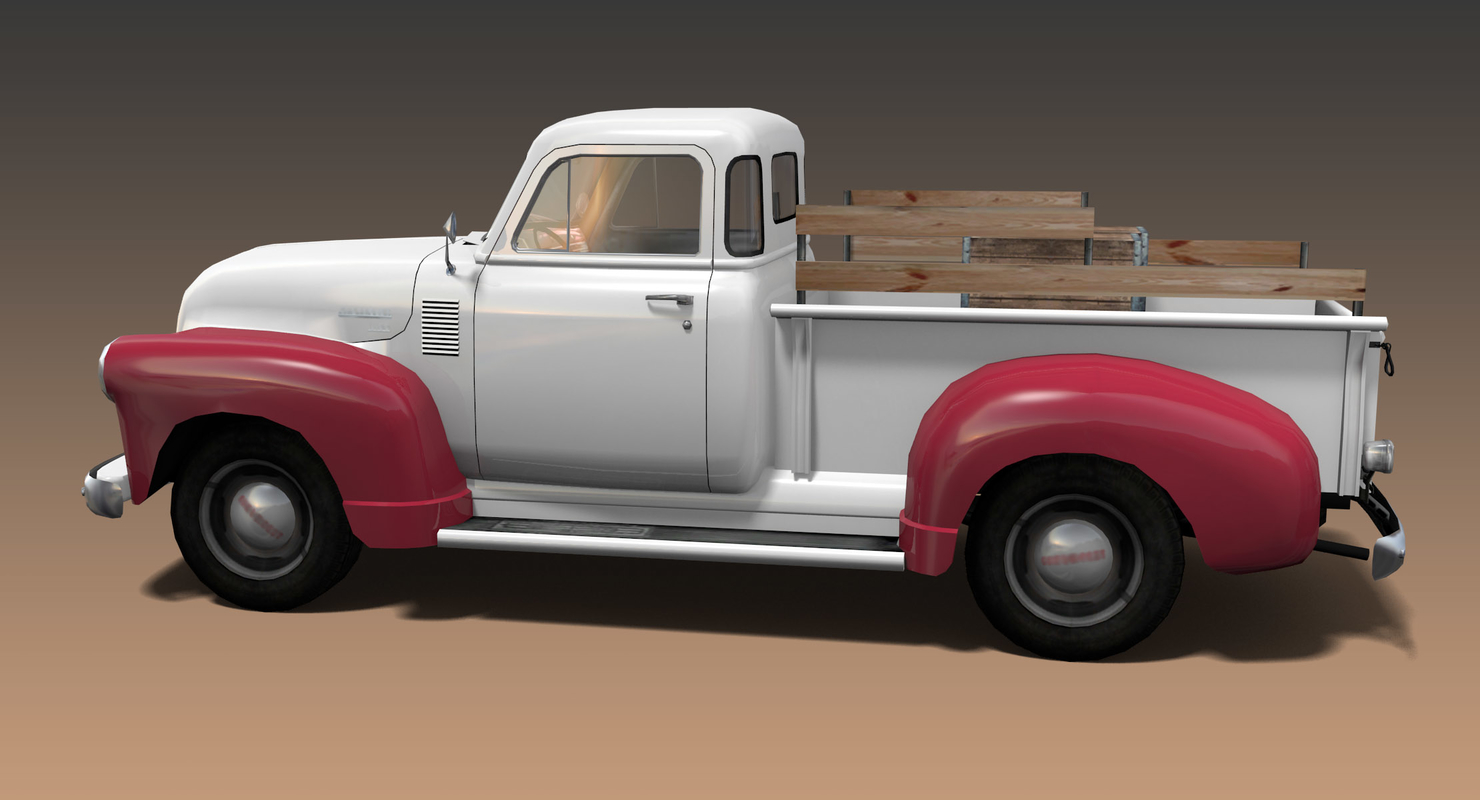 3D pickup truck car - TurboSquid 1350626