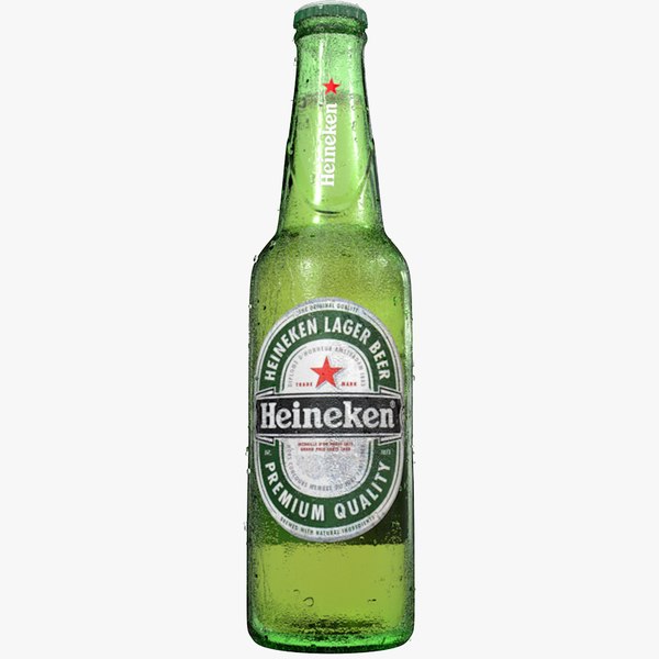 heineken beer bottle 3d model