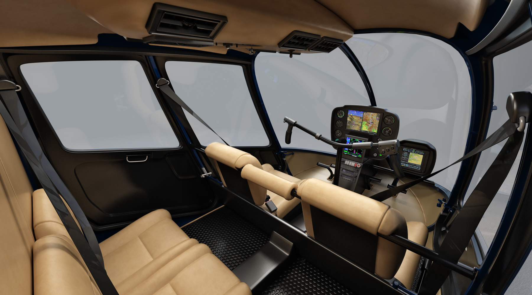Helicopter robinson r66 turbine 3D - TurboSquid 1350725