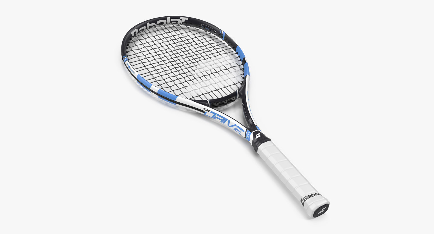 Babolat pure drive tennis racquet model TurboSquid 1350967