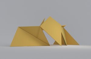 abstract sculpture model
