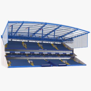bleacher stadium 3D model