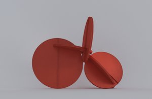 abstract sculpture 3D model