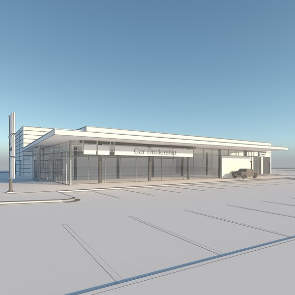 3dmodel car dealership 3D model TurboSquid 1351072
