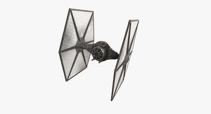 3D space superiority fighter model