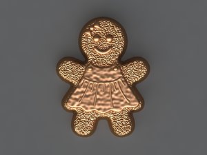 cookie girl 3D model