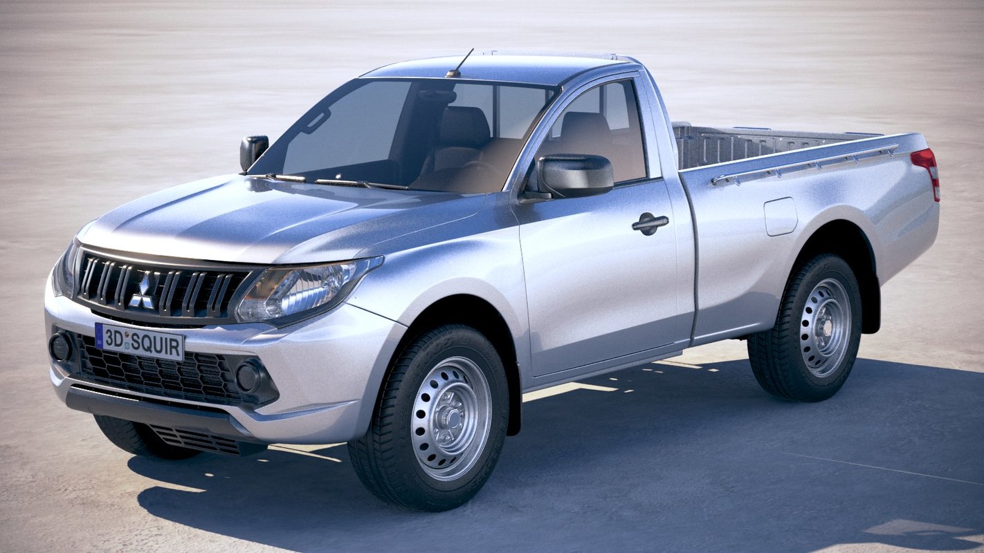 Mitsubishi L200 Single 3d Model Turbosquid 1351358