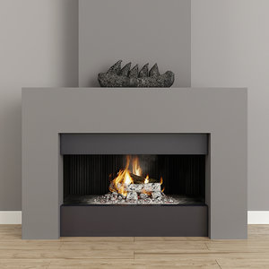 3D fireplace