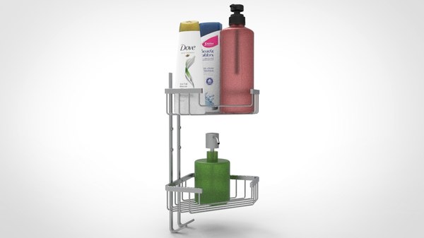 shower shelves model