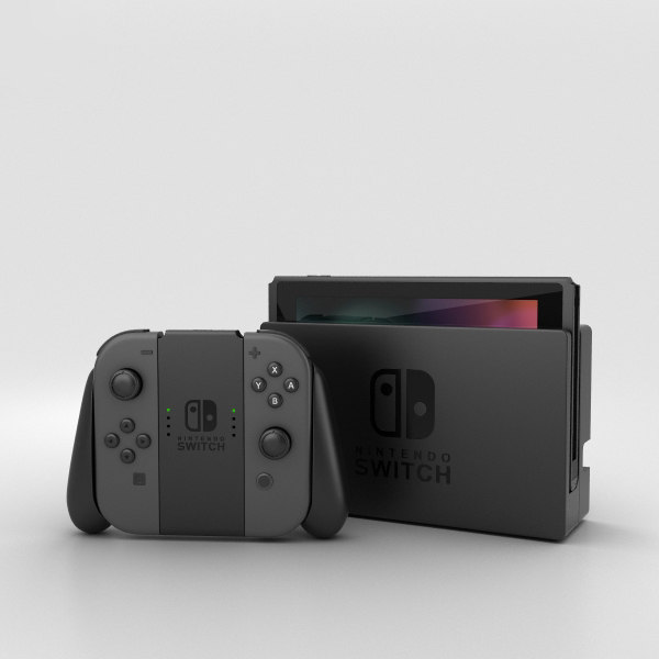 Nintendo Switch 3d Model Turbosquid