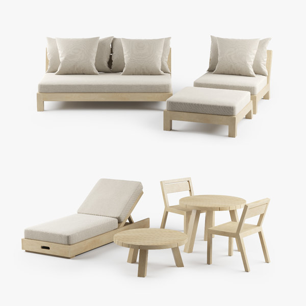 Modern Xvl Malibu Outdoor Furniture 3d, Malibu Outdoor Furniture