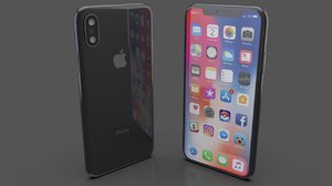 apple iphone x 3D