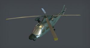 agusta aw-109 helicopter games model