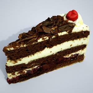 3D creamcake cake cream model