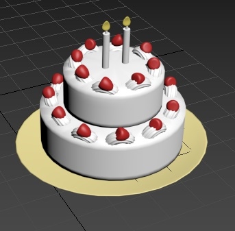 Birthday Cake 3d Models For Download Turbosquid