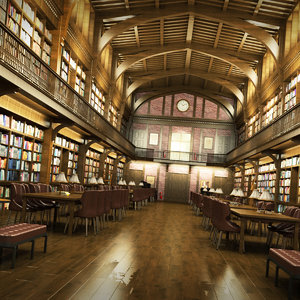 3D model historical library