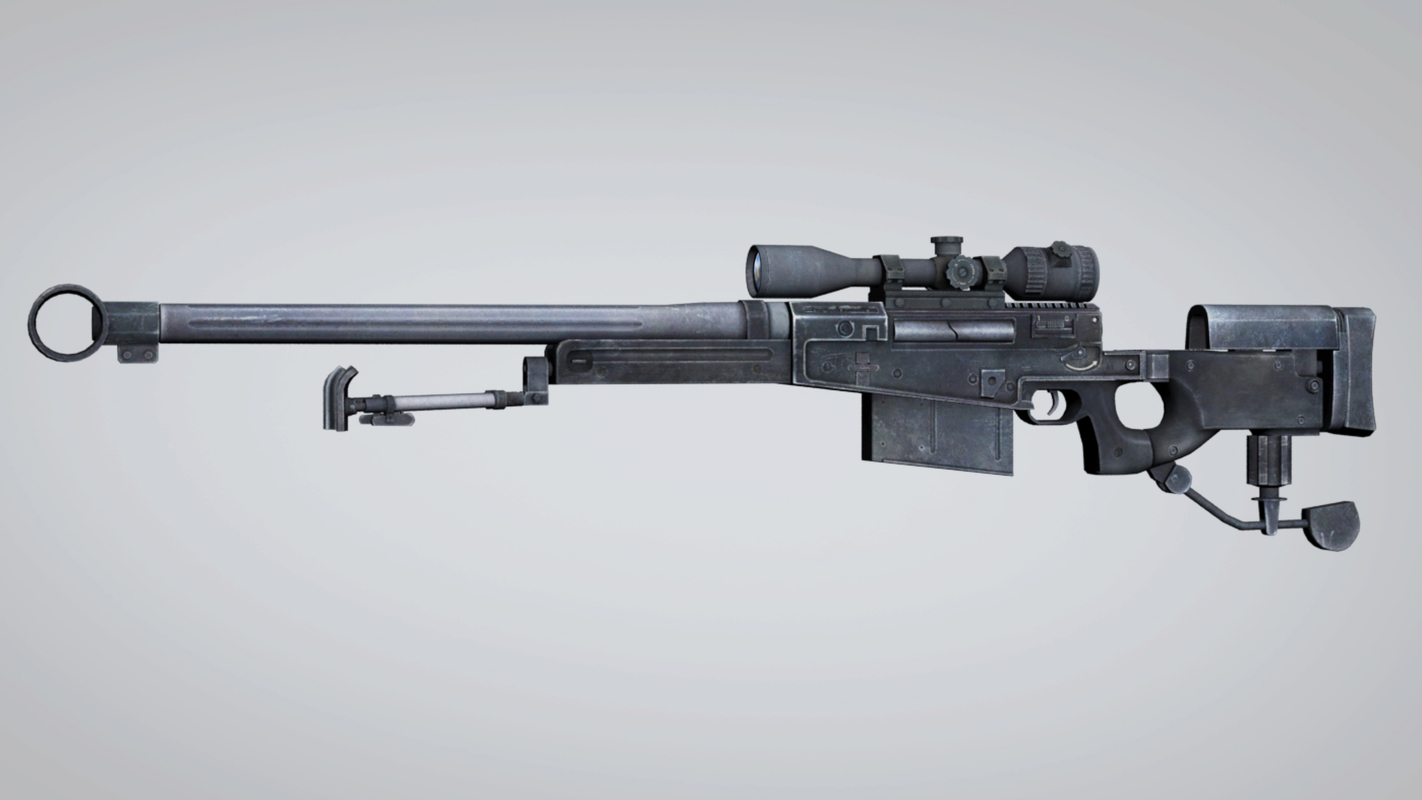 Sniper rifle aw50 model - TurboSquid 1352436