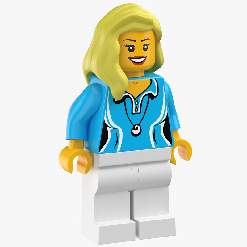 Lego women 3D model - TurboSquid 1353266