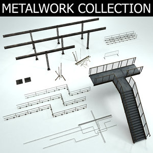 3D model metal metalwork