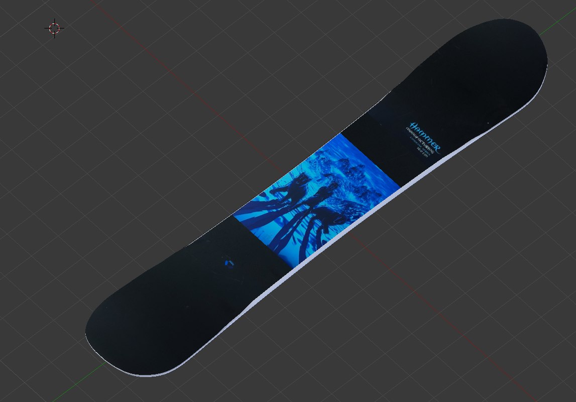 Snowboard 3DModell TurboSquid 1352634