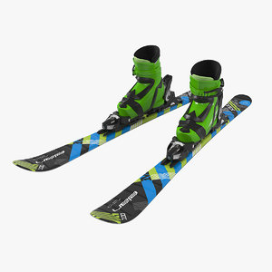 elan kids alpine boots 3D model