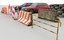 3D model street barriersr scan lp