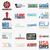 20+100 Sci Fi Decals Pack - Logos