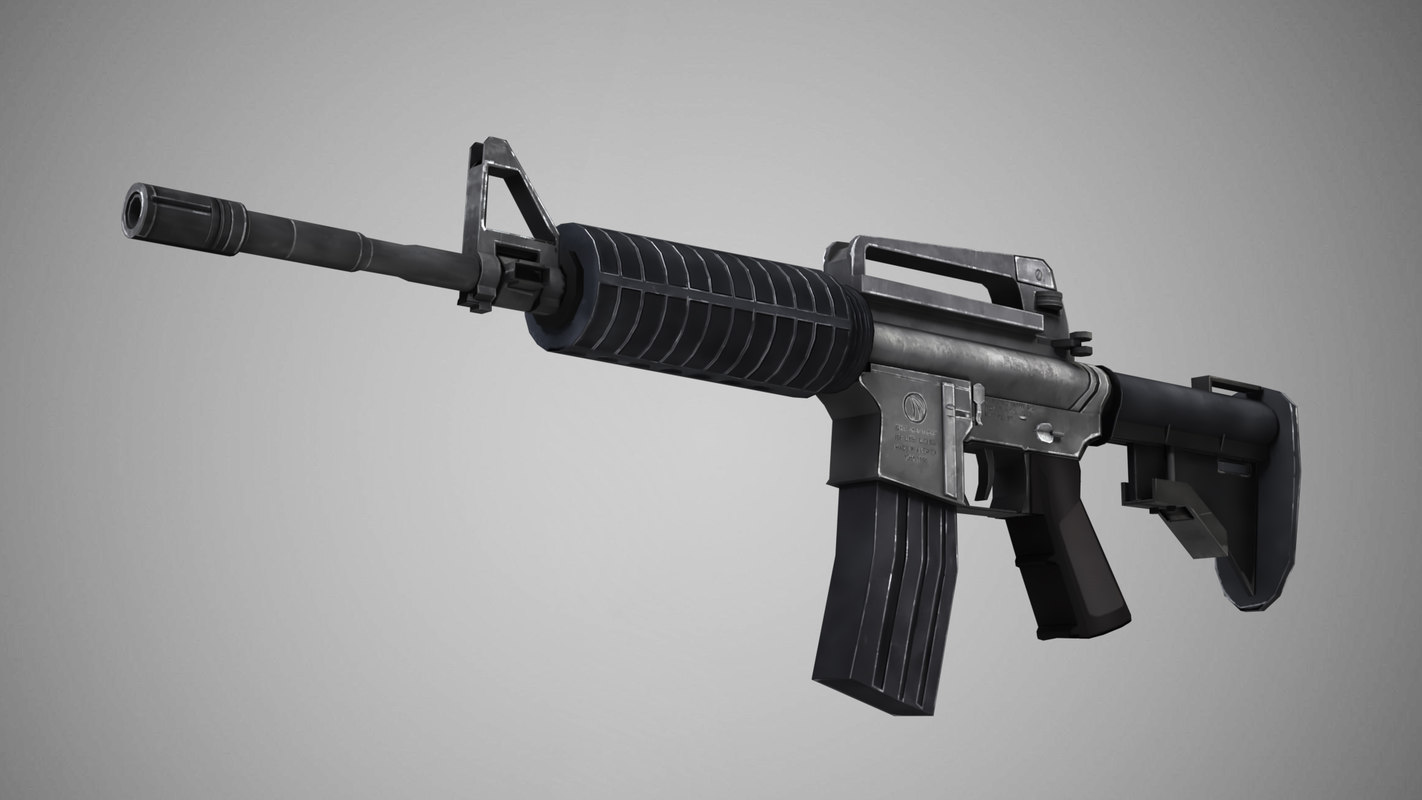 modelo 3d Colt M4A1 Carabina 3D Rifle - TurboSquid 1352868