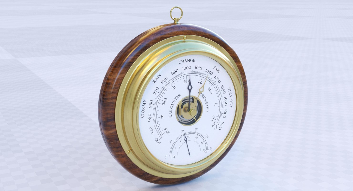 3D model barometer TurboSquid 1352922