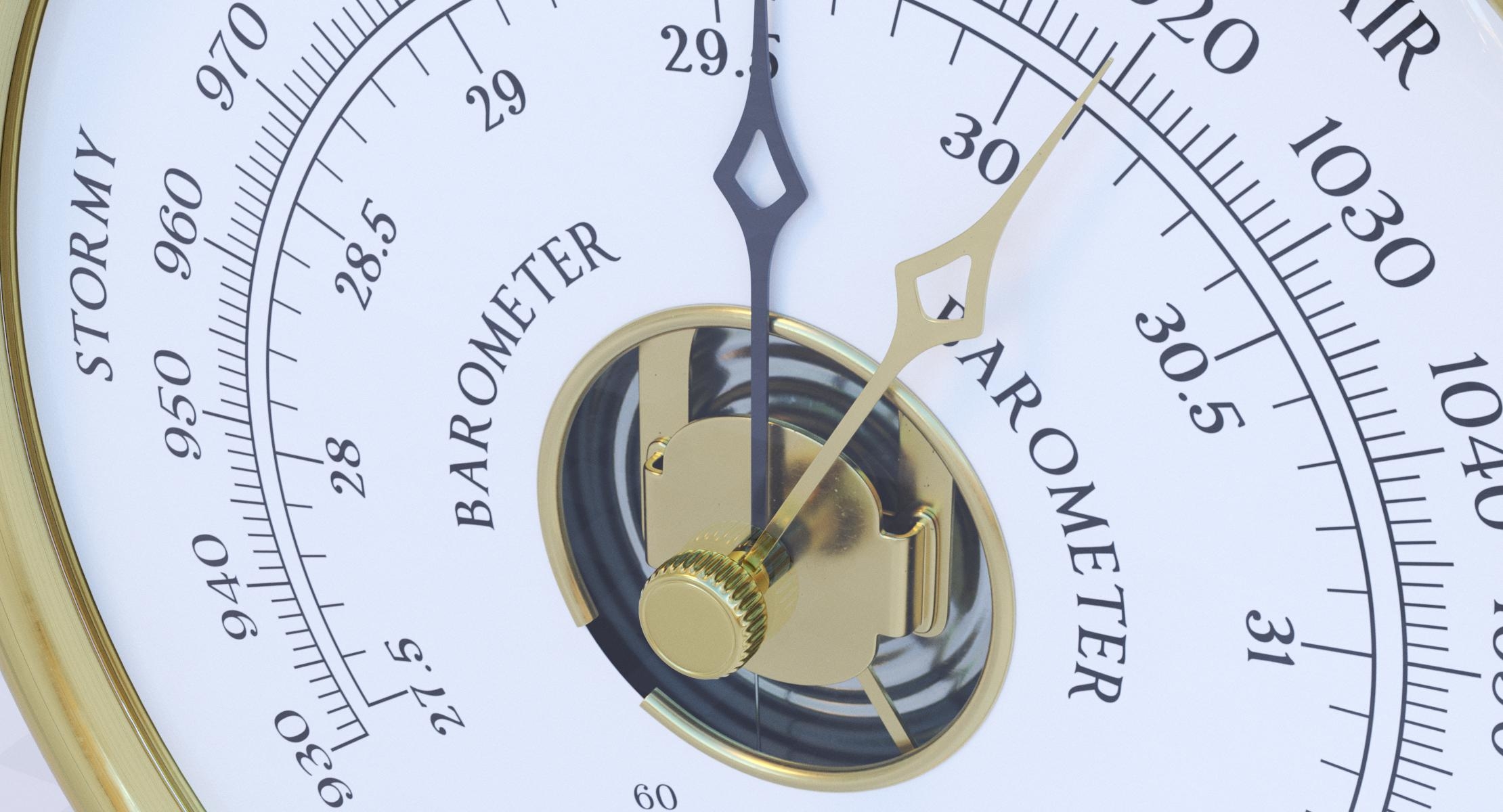 3D model barometer TurboSquid 1352922