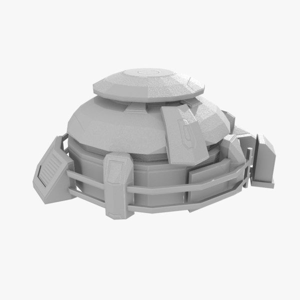 3D sci-fi bunker model - TurboSquid 1352936