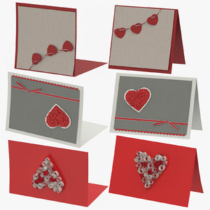 cards valentine 3D