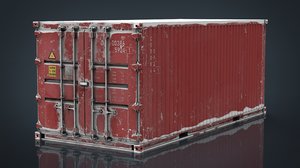 3D container red