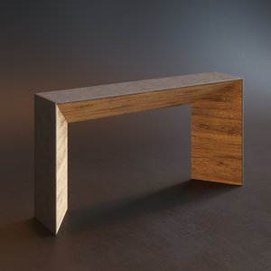 3D model console table