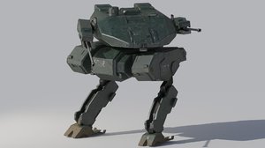 military robot 3D model
