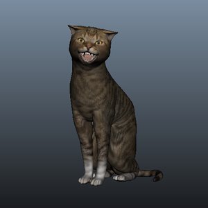 Free Cat 3d Models For Download Turbosquid