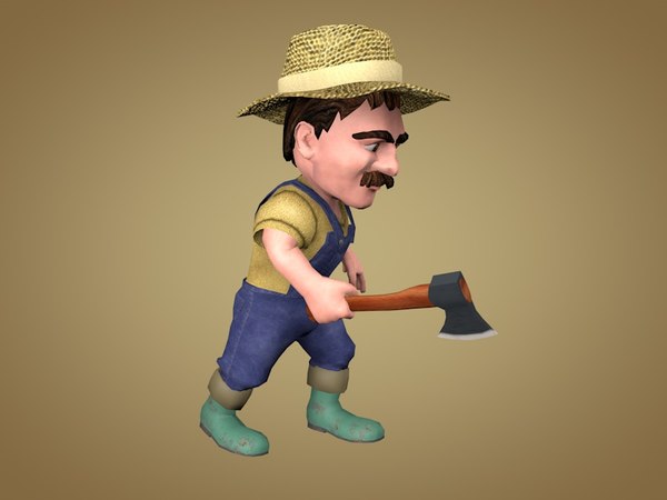 3D farmer - TurboSquid 1353071