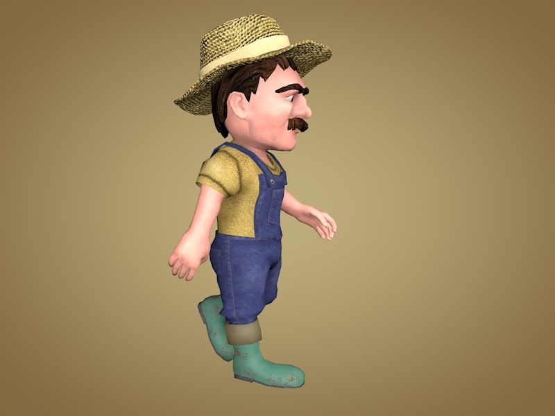 3D farmer - TurboSquid 1353071