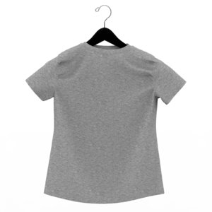 grey t-shirt hanger model