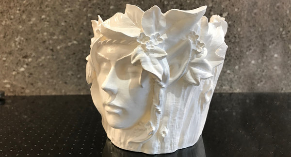 faced print pot 3D