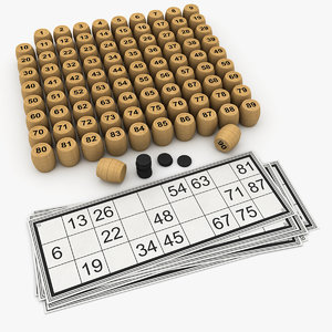 bingo keg card 3D model