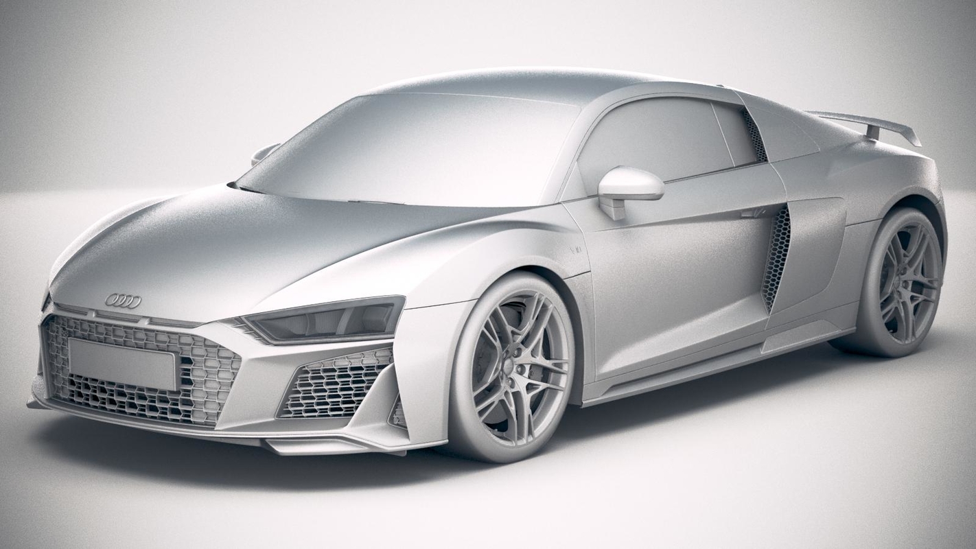 3D audi r8 2019 model - TurboSquid 1352331