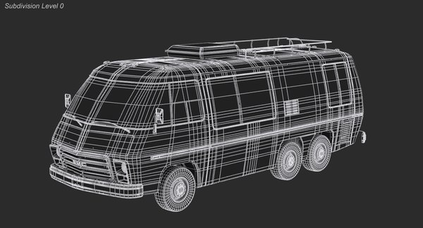 Gmc motorhome 23 ft 3D model - TurboSquid 1353623