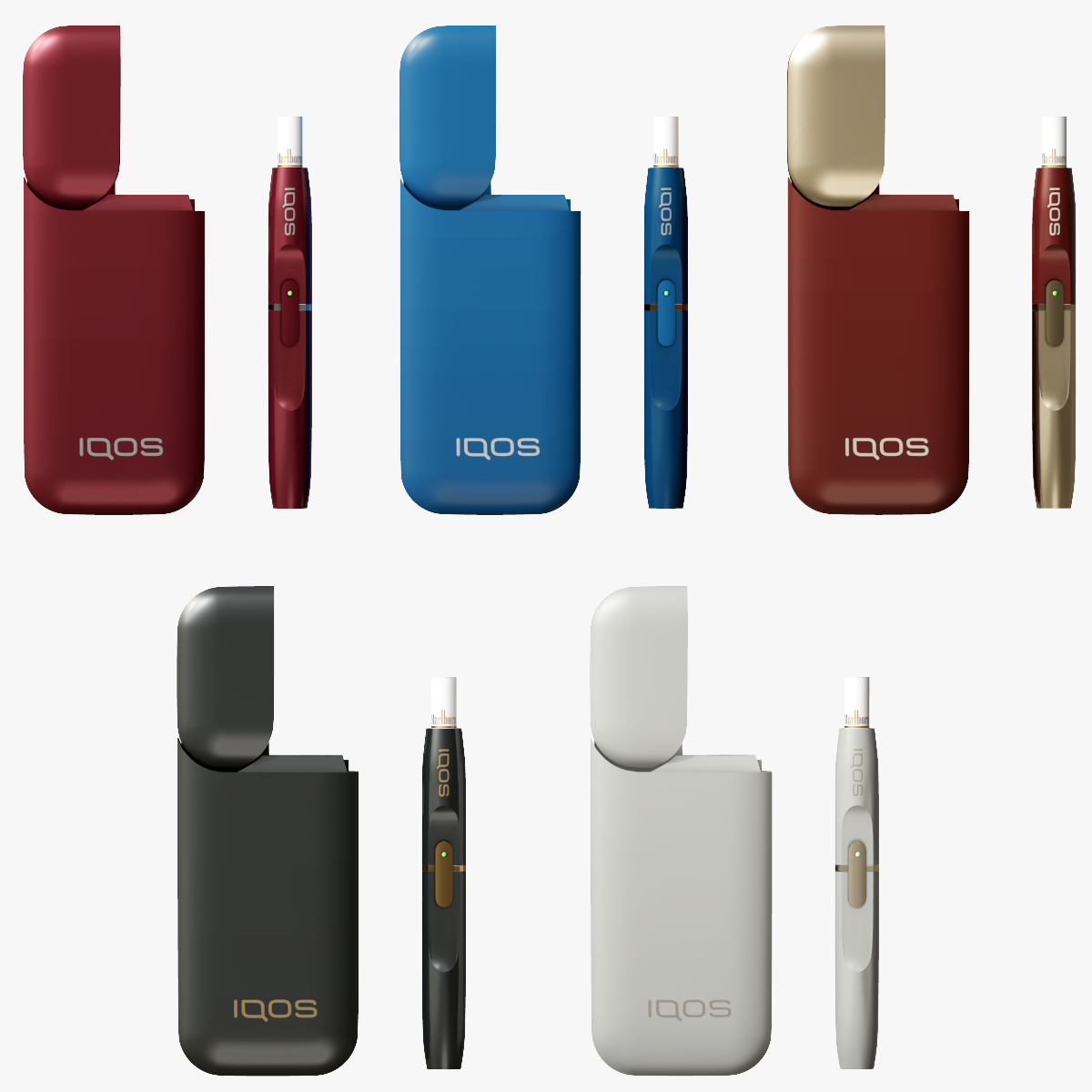 Iqos En Cinco Colores