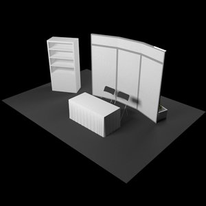 3D exhibition booth