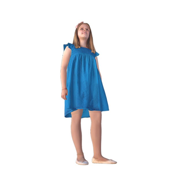 girl standing 3D model