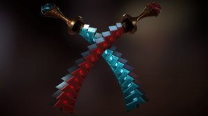 3D model swords devil 3