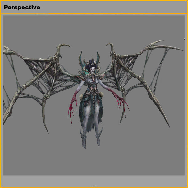 hell spider 3D model