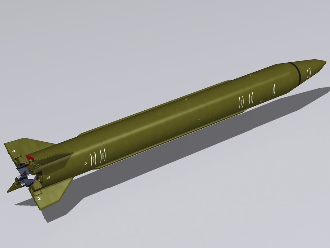 3D модель Ракета Р-17 (Скад). - TurboSquid 1353960